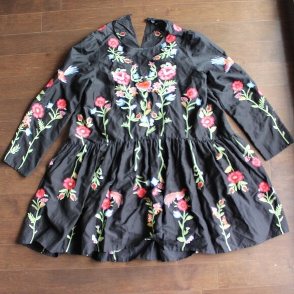 Ethereal, Magic Garden Embroidered Mini Dress - Picture 2 of 7